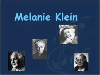 melanie klein