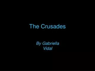 The Crusades