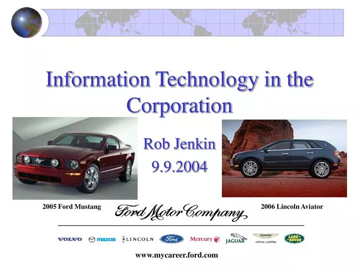information technology in the corporation