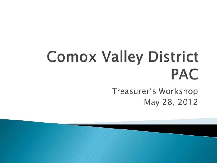 comox valley district pac