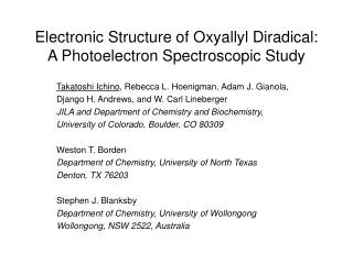 Electronic Structure of Oxyallyl Diradical: A Photoelectron Spectroscopic Study
