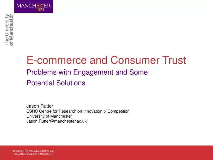 e commerce and consumer trust