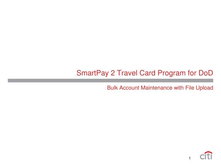 smartpay 2 travel card program for dod