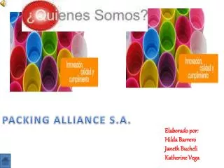 PACKING ALLIANCE S.A.