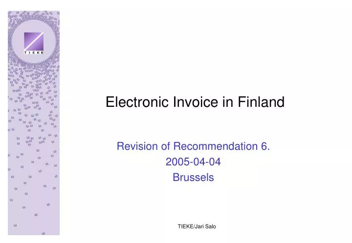 electronic invoice in finland