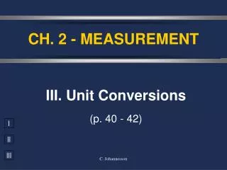 CH. 2 - MEASUREMENT