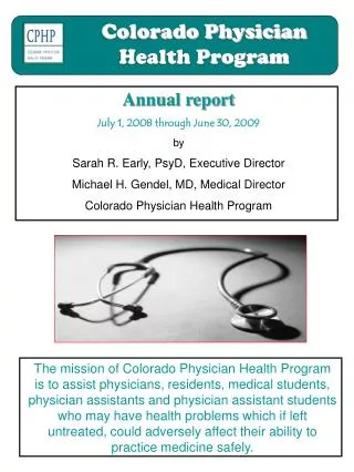 Colorado Physician Health Program