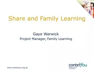 Share and Family Learning