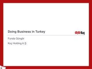 Doing Business in Turkey