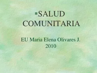 eu maria elena olivares j 2010