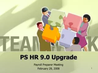 PS HR 9.0 Upgrade
