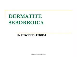 dermatite seborroica
