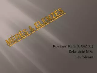 m r s elemz s