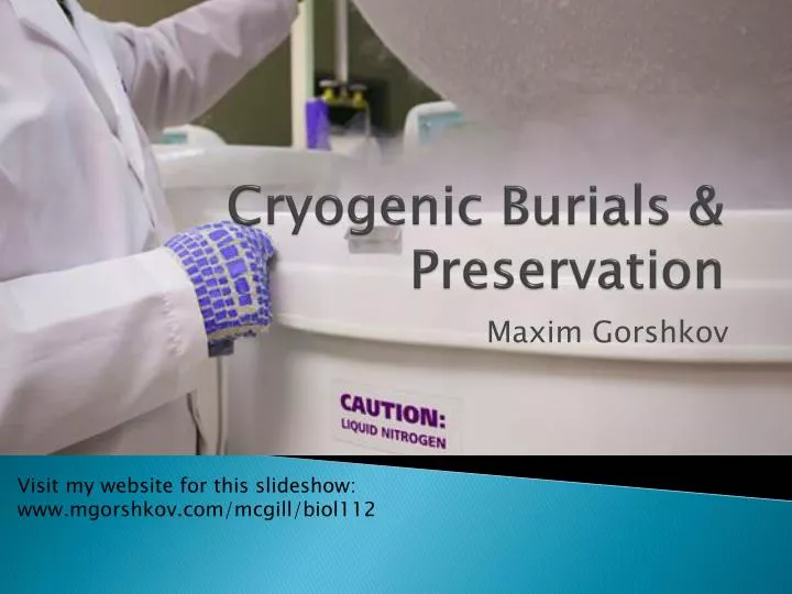 cryogenic burials preservation