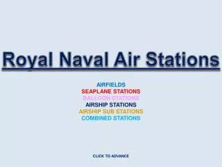 Royal Naval Air Stations