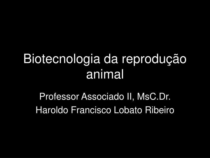 biotecnologia da reprodu o animal