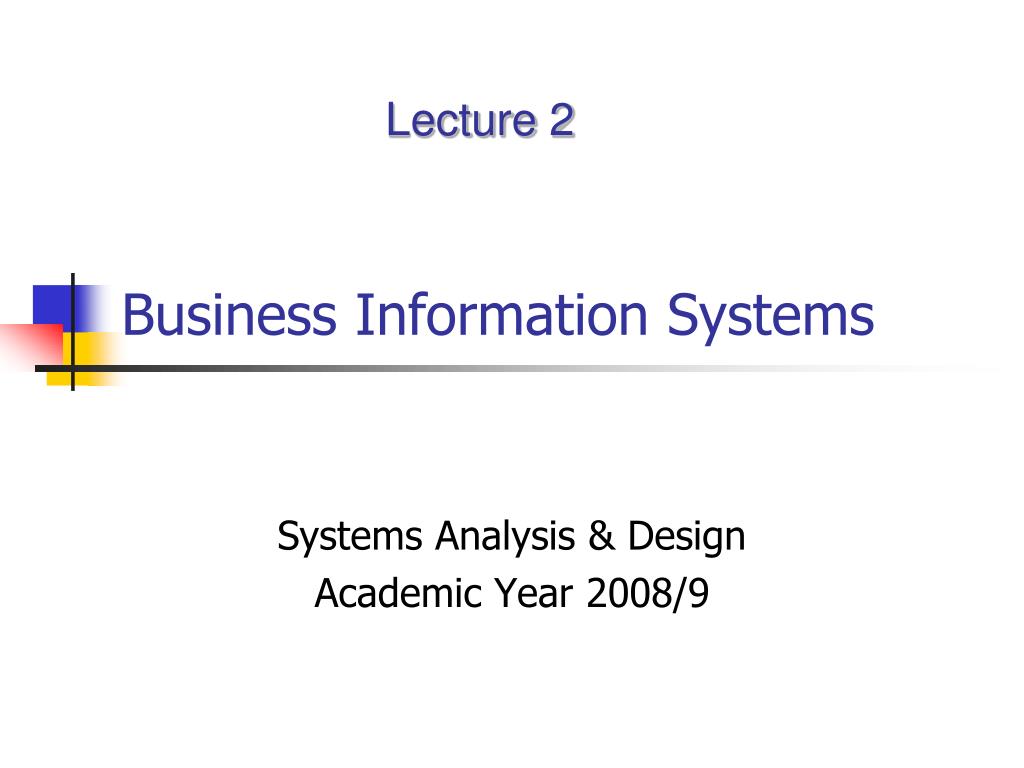 PPT - Business Information Systems PowerPoint Presentation, free ...