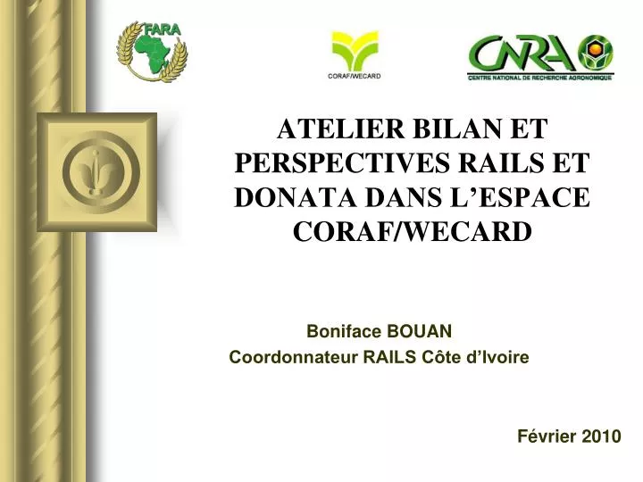 atelier bilan et perspectives rails et donata dans l espace coraf wecard