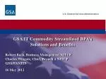 GSA IT Commodity Streamlined BPA’s Solutions and Benefits - slide 1