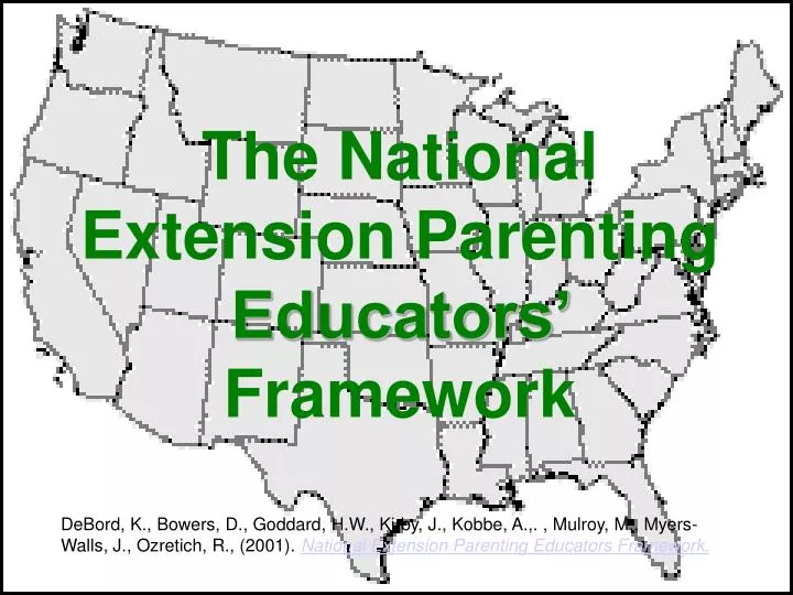 the national extension parenting educators framework