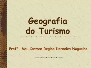 Geografia do Turismo