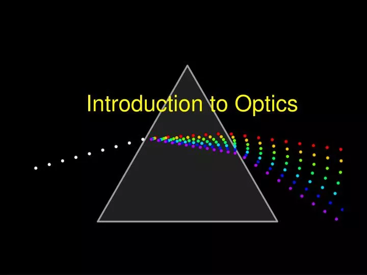 introduction to optics