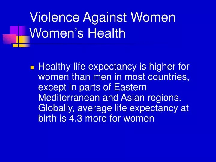 violence against women women s health