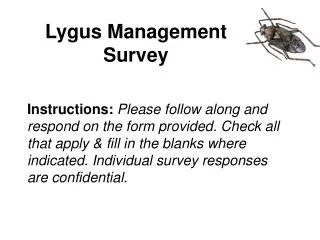 Lygus Management Survey
