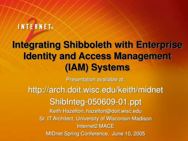 integrating shibboleth with enterprise identity and access management iam systems