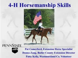 4-H Horsemanship Skills