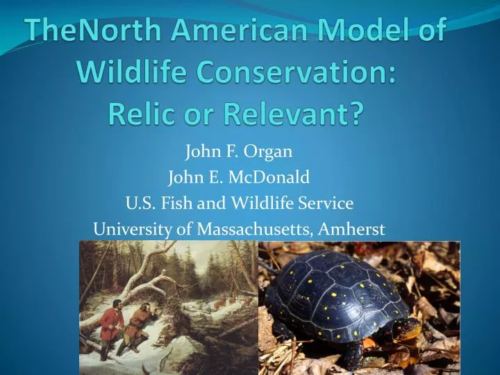 thenorth american model of wildlife conservation relic or relevant