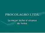 PROCOLAGRO LTDA. - slide 1