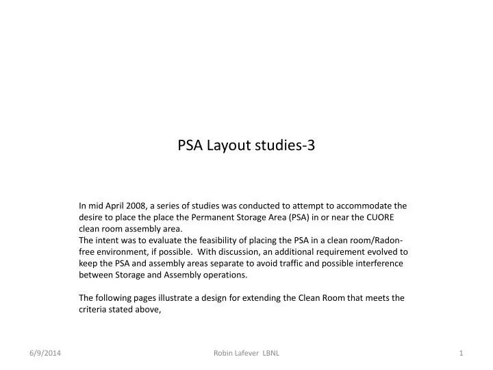 psa layout studies 3