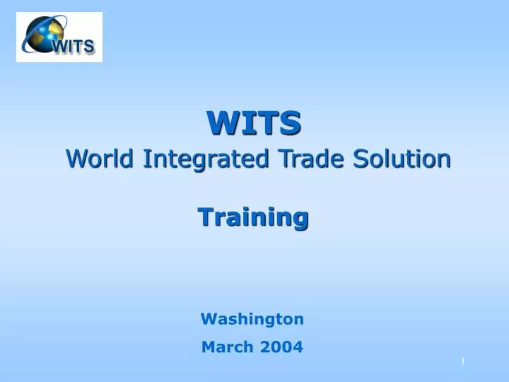 wits world integrated trade solution training