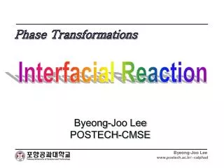 Interfacial Reaction