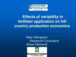 Effects of variability in fertiliser application on hill country production economics