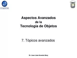 Aspectos Avanzados de la Tecnología de Objetos