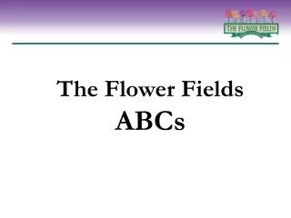 The Flower Fields ABCs