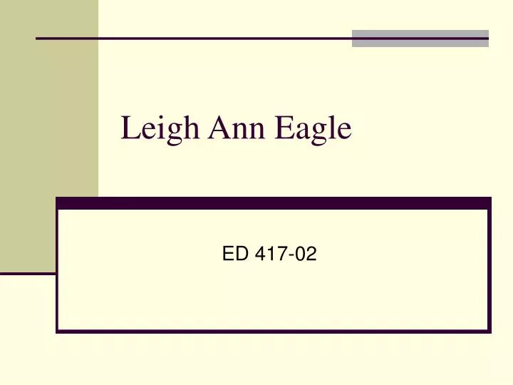 leigh ann eagle