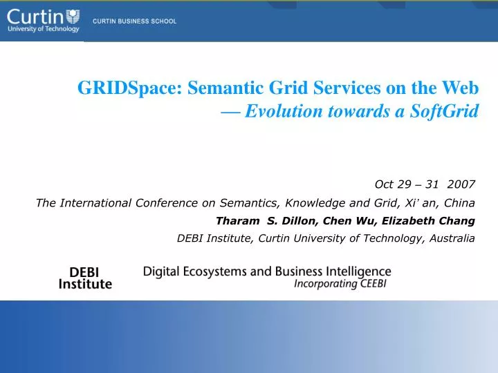 gridspace semantic grid services on the web evolution towards a softgrid