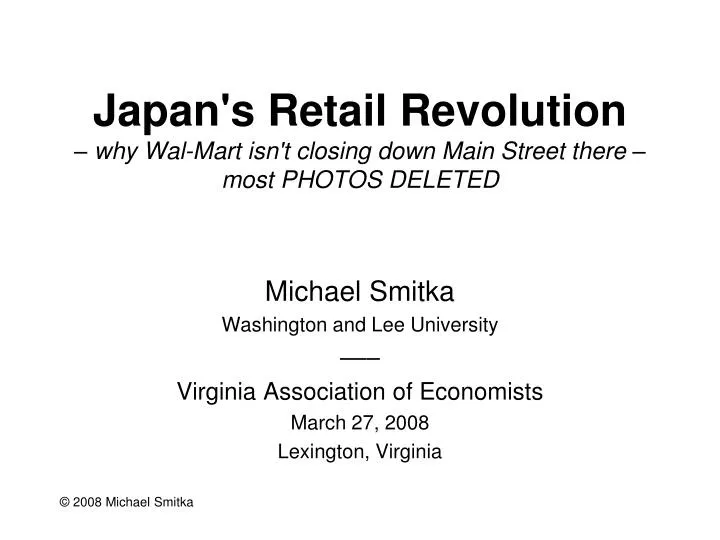 japan s retail revolution why wal mart isn t closing down main street there most photos deleted