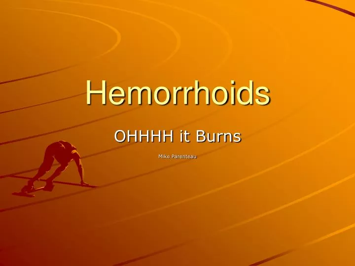 Ppt Hemorrhoids Powerpoint Presentation Free Download Id1009047