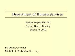 Department of Human Services