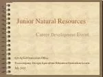 Junior Natural Resources - slide 1