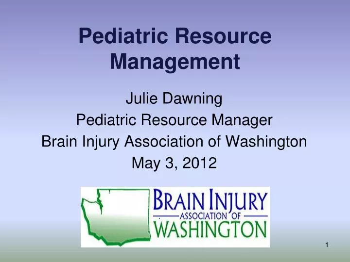pediatric resource management