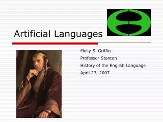 Artificial Languages