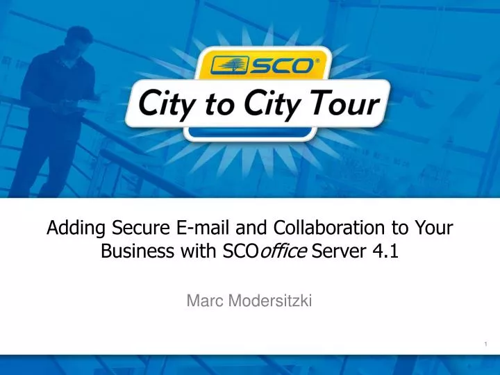 adding secure e mail and collaboration to your business with sco office server 4 1