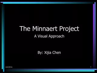 The Minnaert Project