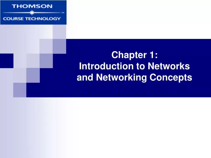 chapter 1 introduction to networks and networking concepts