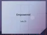 Empowered - slide 1